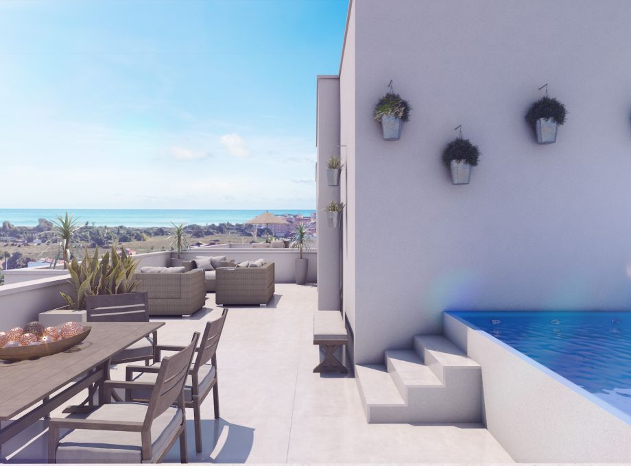 Residencial Teruel 3 Puerto de Sagunto terrazas vistas al mar